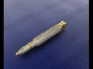 pendant golden bullet 3D Model