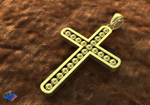 cross 3D Model .c4d .max .obj .3ds .fbx .stl .blend 