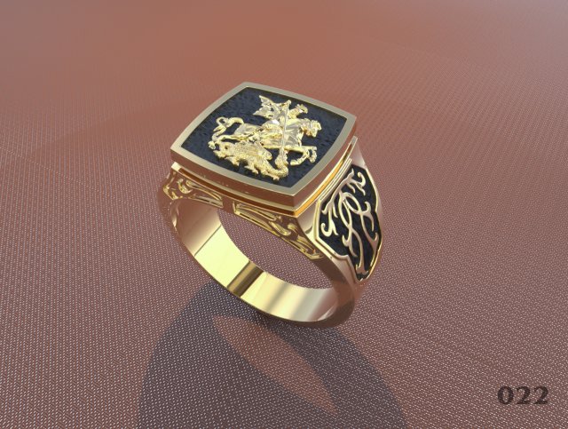 ring georgy victorious Modelo de Impressão 3D .c4d .max .obj .3ds .fbx .stl .blend 