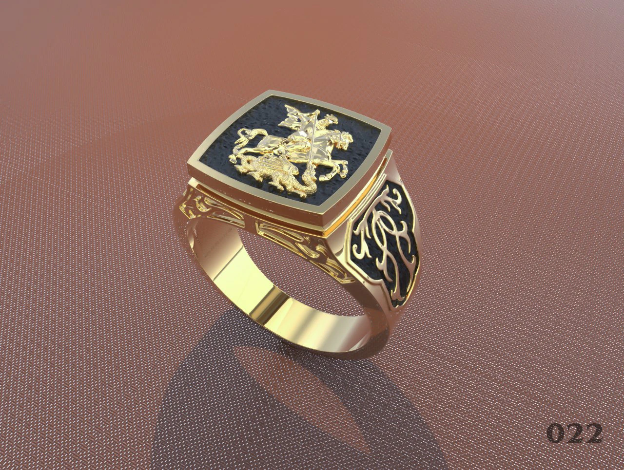 ring georgy victorious 3D Print Model .c4d .max .obj .3ds .fbx .stl .blend 