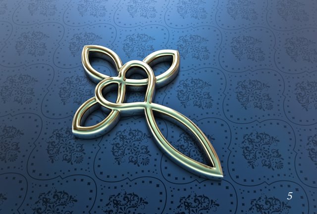 cross heart 3D Model .c4d .max .obj .3ds .fbx .stl .blend 