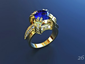 ring diamond 3D Model