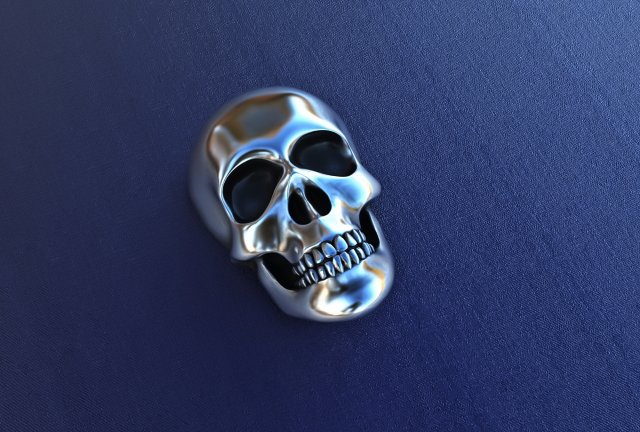skull 3D Принт Модель .c4d .max .obj .3ds .fbx .stl .blend 