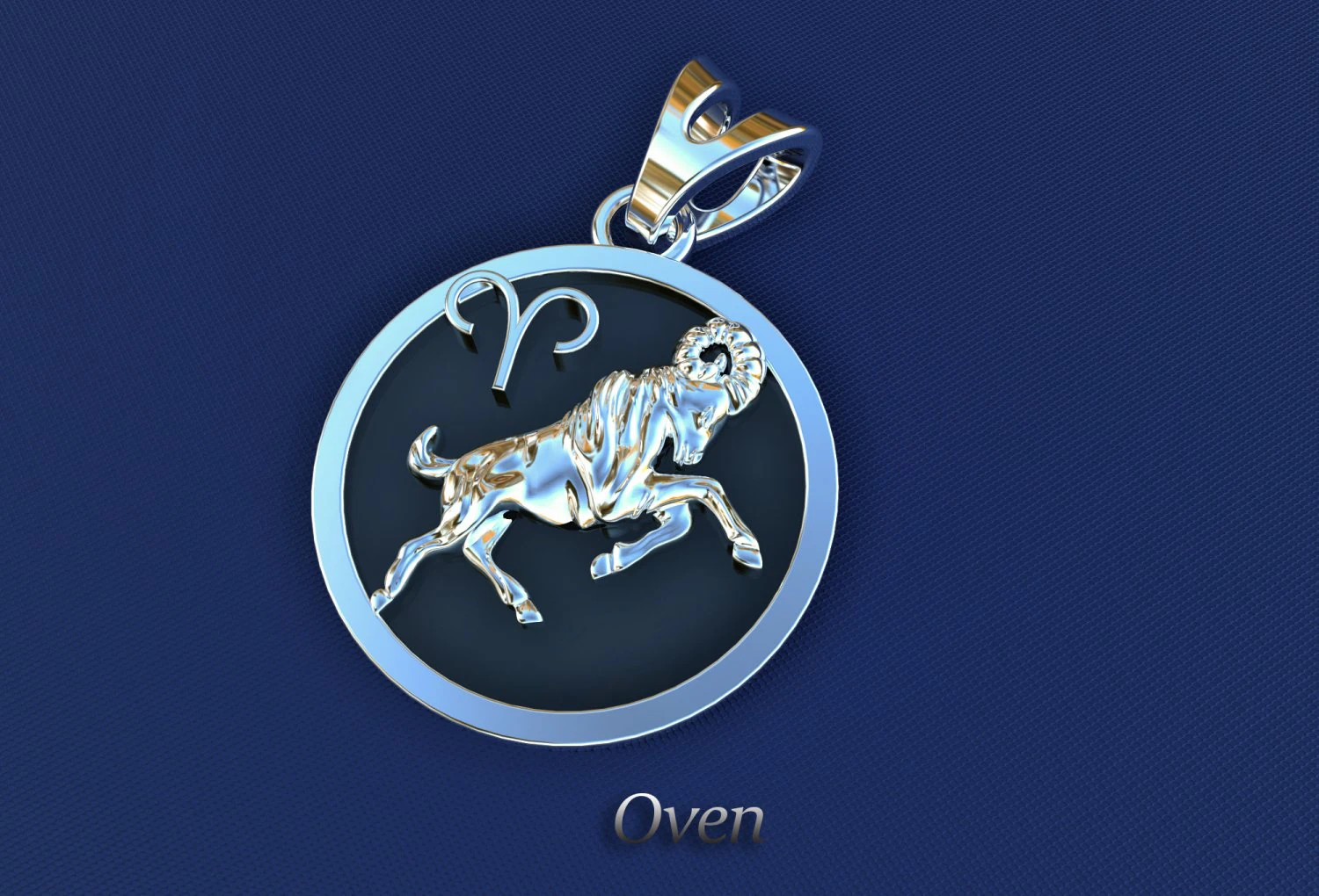 pendant aries 3D Print Model .c4d .max .obj .3ds .fbx .stl .blend 