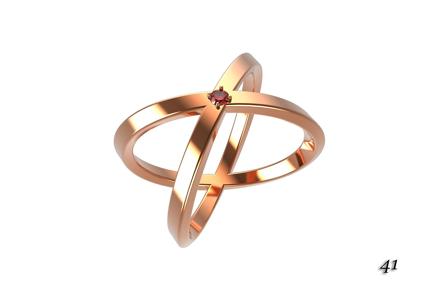ring with stone 3D Print Model .c4d .max .obj .3ds .fbx .stl .blend 