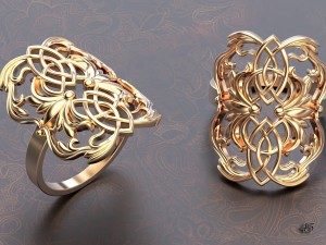 ring jrnament 3D प्रिंट मॉडल
