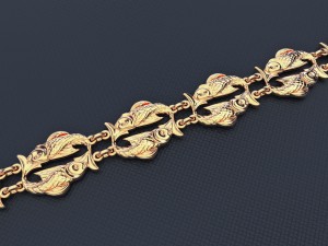 bracelet pisces 3D Model