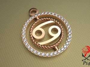pendant constellation crayfish 3D प्रिंट मॉडल