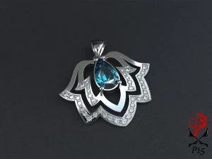 jóias pingente Modelo de Impressão 3D