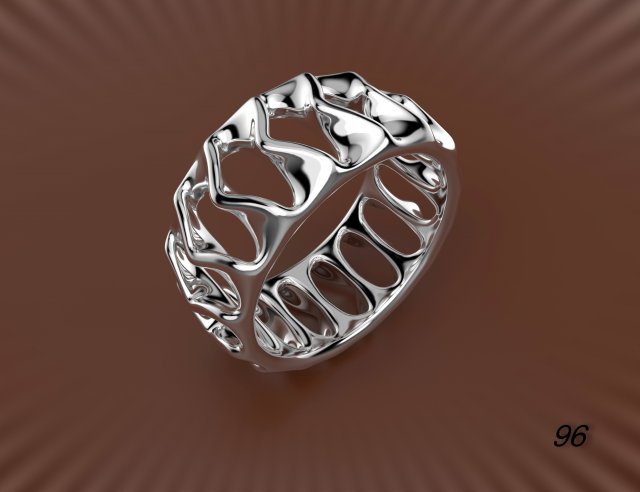 female ring Model do druku 3D .c4d .max .obj .3ds .fbx .stl .blend
