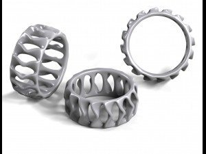 female ring Model do druku 3D