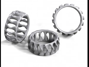 female ring 3D Print Model