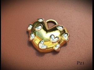 heart pendant 3D-Modell