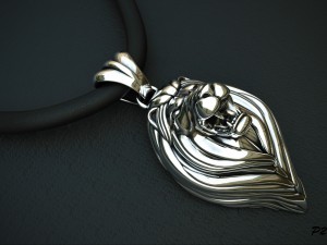 pendant lion Model 3D