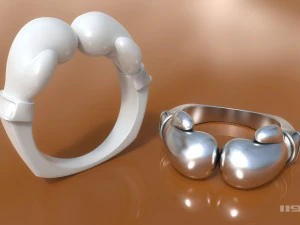 ring de boxeur Modèles 3D en vedette