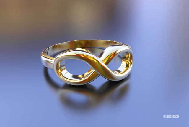 ring infinity 3D 打印模型 .c4d .max .obj .3ds .fbx .stl .blend 