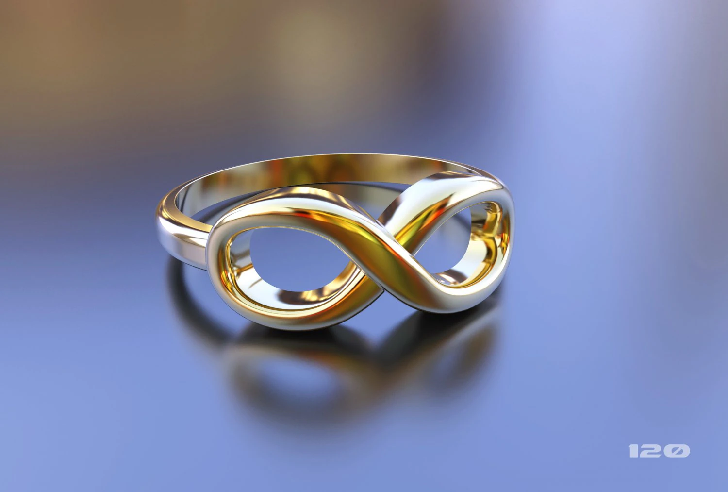 ring infinity 3D Print Model .c4d .max .obj .3ds .fbx .stl .blend 