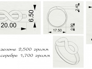 ring infinity 3D 打印模型