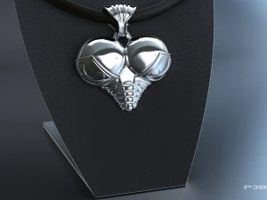 pendant female breast 3D Print Model
