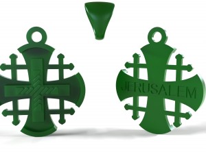 jerusalem cross 3D Модель