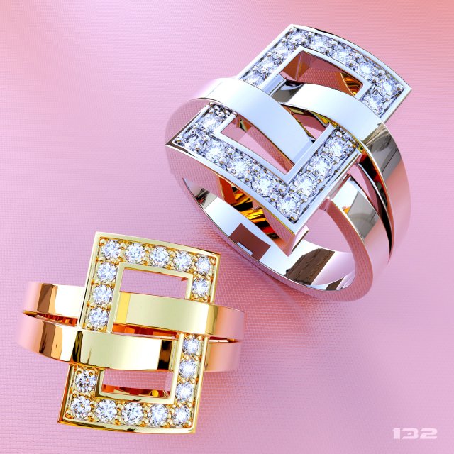 a womans belt ring 3D Print Model .c4d .max .obj .3ds .fbx .stl .blend 