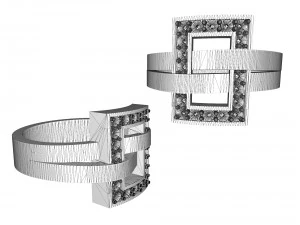 a womans belt ring 3D Print Model