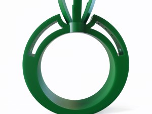 womens ring with diamonds Modello di stampa 3D