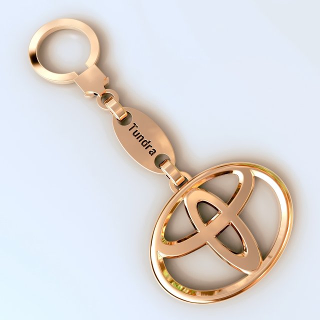 toyota keychain 3Dモデル .c4d .max .obj .3ds .fbx .stl .blend 