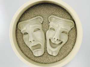 theatrical mask icon 3D मॉडल