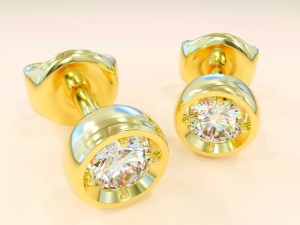 earrings 3D Model