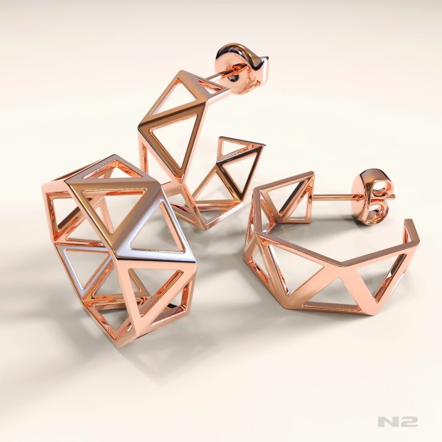 set ring and earrings Modèles 3D en vedette .c4d .max .obj .3ds .fbx .stl .blend 