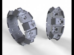 ring with diamonds Modelo de Impressão 3D