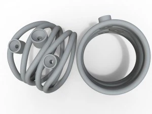 womens ring with diamonds 3D Print Model