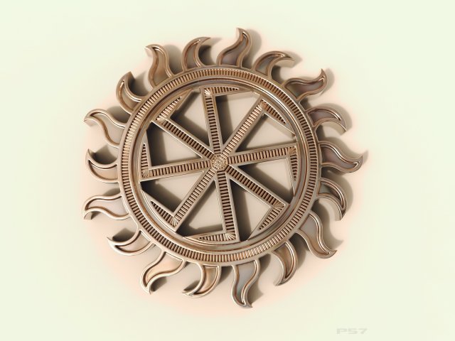 kolovrat pendant 3D प्रिंट मॉडल .c4d .max .obj .3ds .fbx .stl .blend 