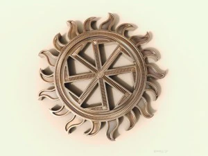 kolovrat pendant 3D Print Model