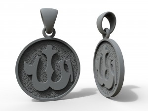 pendant muslim symbol 3D 프린트 모델