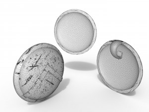 the pendant is the shield of sparta 3D-printmodel