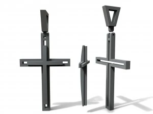cross 3D Print Model