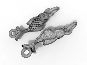 peixe de corrente Modelo de Impressão 3D