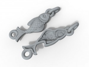 chain fish 3D 프린트 모델