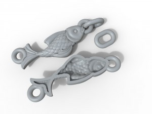 chain fish 3D 프린트 모델