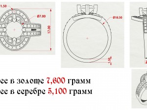 female ring 3 d model 3Dプリントモデル