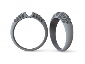 diamond ring 3D Print Model