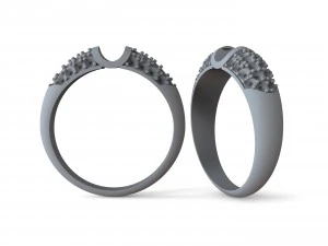 diamond ring 3D Print Model
