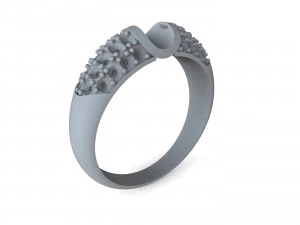 diamond ring 3D Print Model