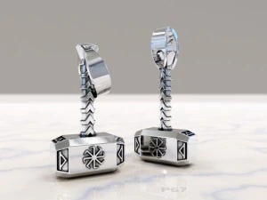 wisiorek Młot Thora Model do druku 3D