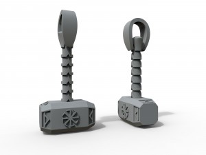 pendant hammer of thor 3D Print Model