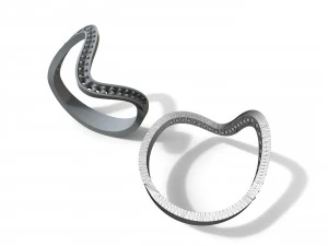 womens diamond ring 3D Model
