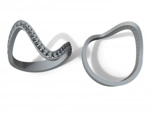 womens diamond ring 3D Model