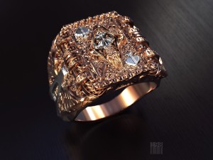 ring the ace of spades Modèles 3D en vedette